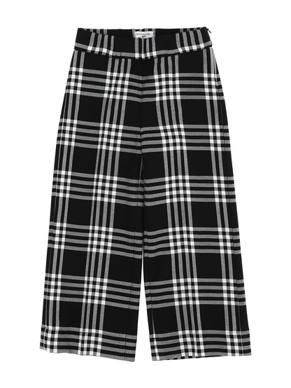 Checked trousers