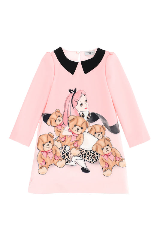 Two-tone dress w/bears