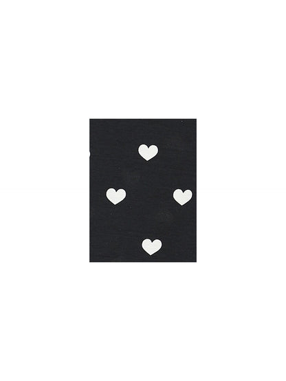 Cyclists jersey with heart print