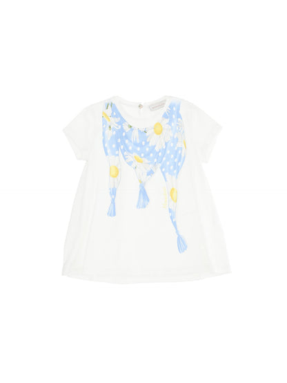 T-shirt jersey stampa margherite