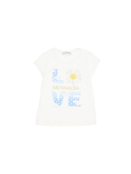 Camiseta de punto con estampado LOVE