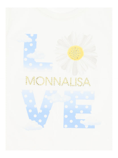 Camiseta de punto con estampado LOVE
