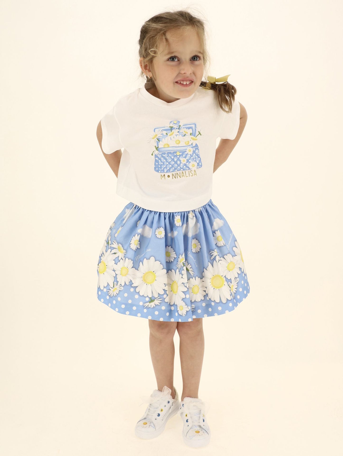 Minibag print jersey T-shirt