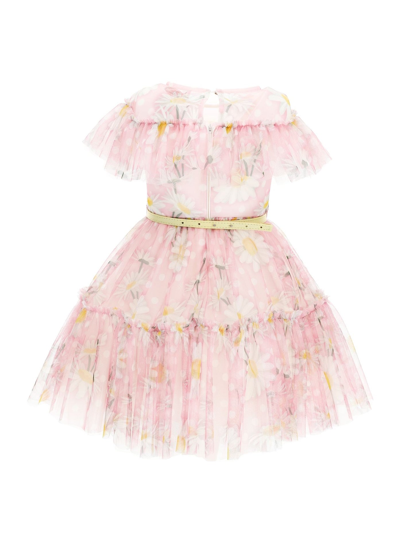 Abito tulle stampa margherite