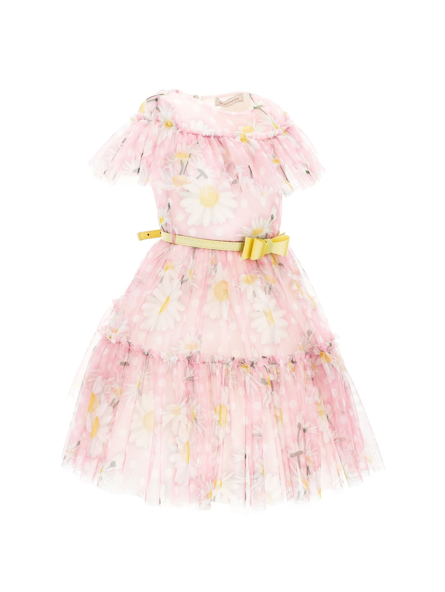 Abito tulle stampa margherite