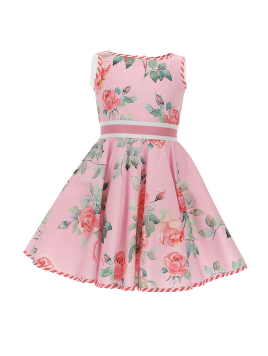 Saint Tropez rose poplin dress