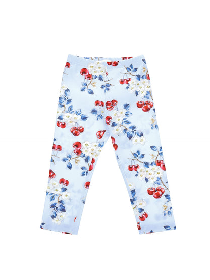 Leggings con estampado de cereza
