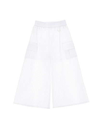 Sangallo lace trousers