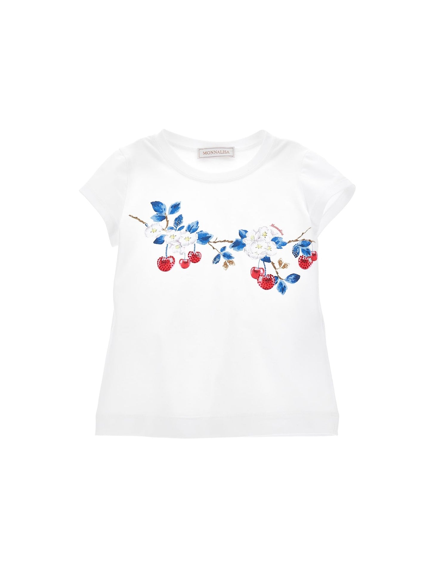 T-shirt cotone stampa ciliegie
