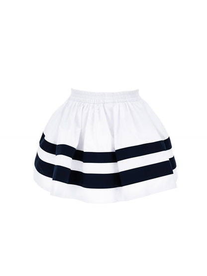 Poplin skirt with charms