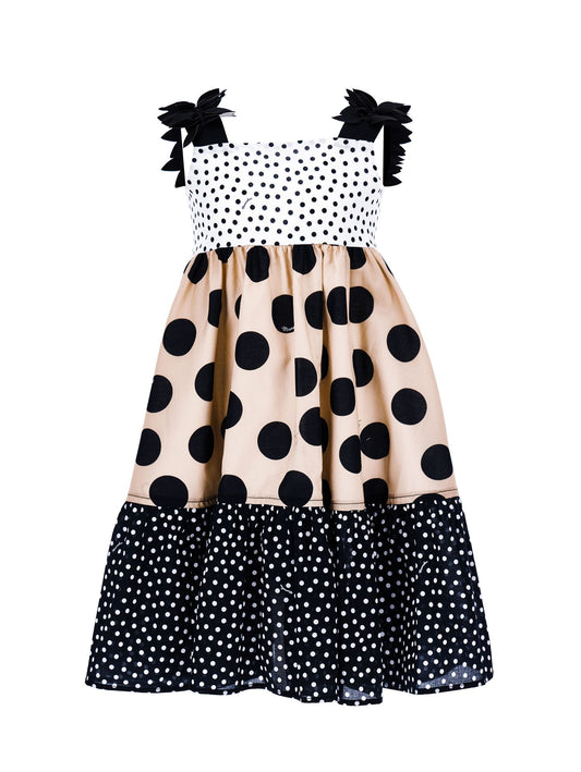 Polka dot muslin blouse