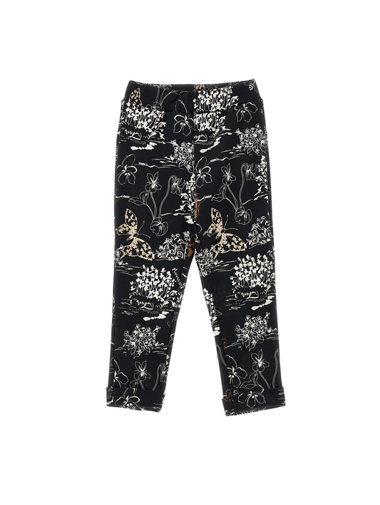 Printed comfort trousers