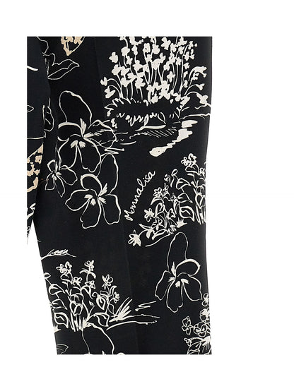 Printed comfort trousers