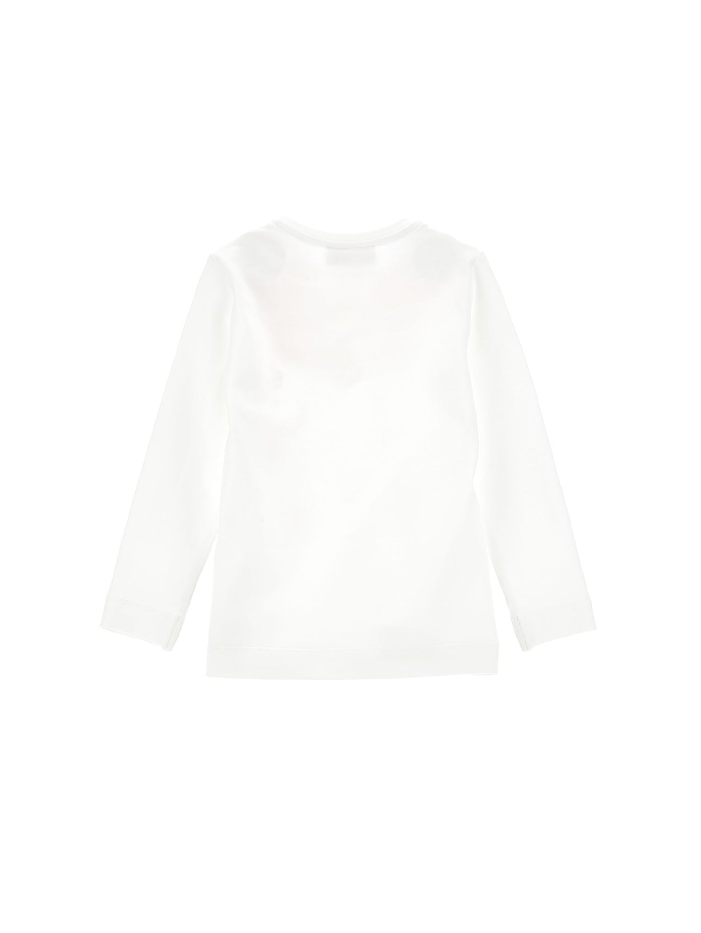 Cotton T-shirt with flower necklace