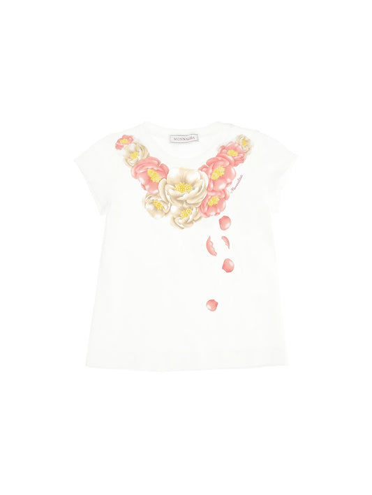 Long T-shirt with necklace print