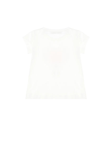 Long T-shirt with necklace print