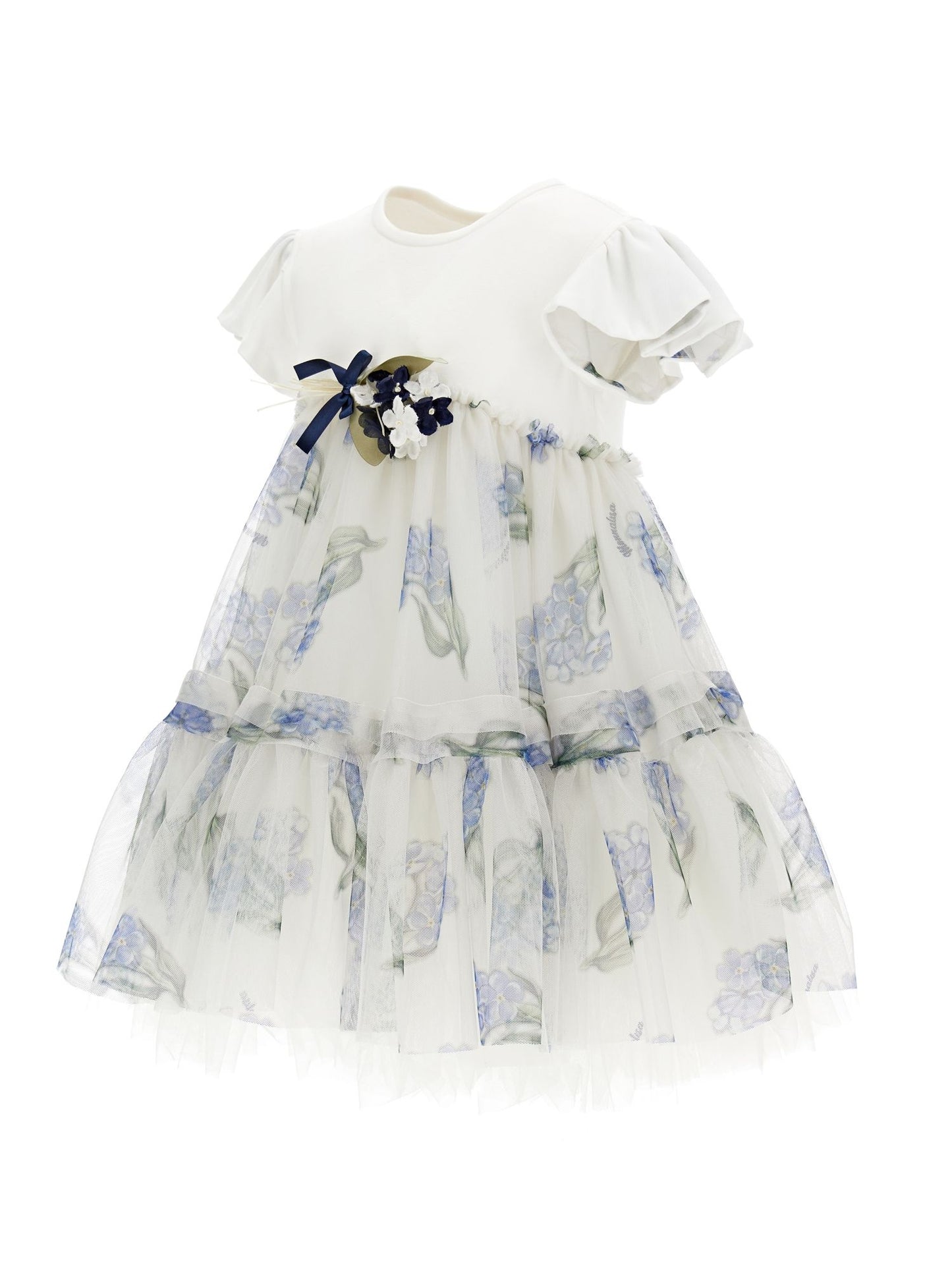 Abito tulle vita alta