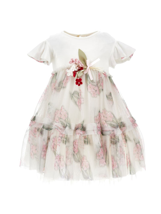 Abito tulle vita alta