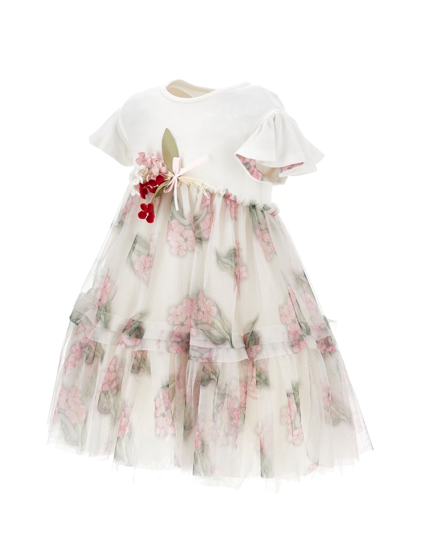 Abito tulle vita alta