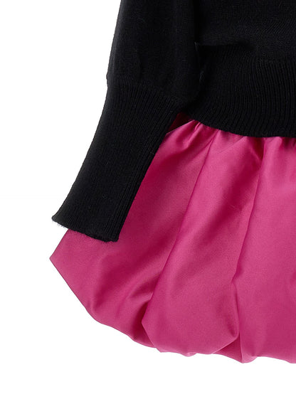 Abito duchesse con pull