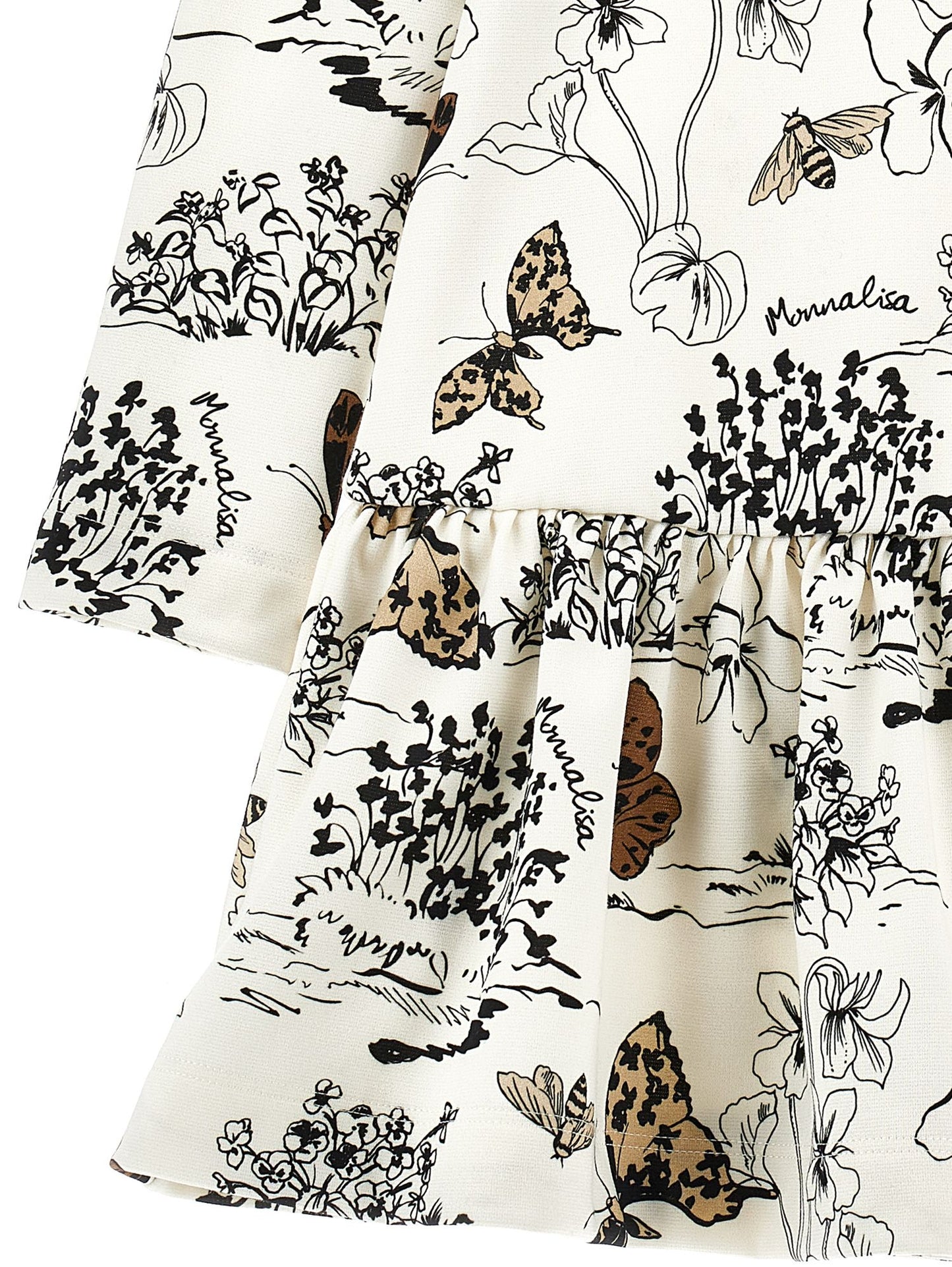 Abito jersey stampa toile de jouy