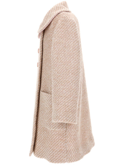 Cappotto bouclè maxi tasche