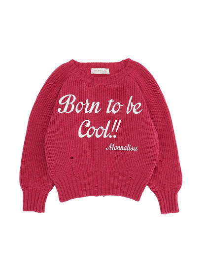 Merino wool intarsia sweater