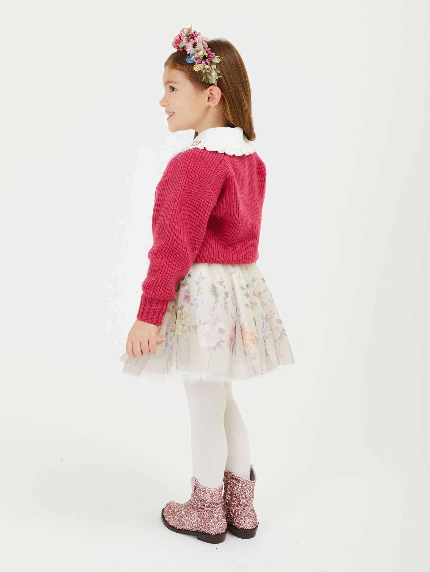 Merino wool intarsia sweater