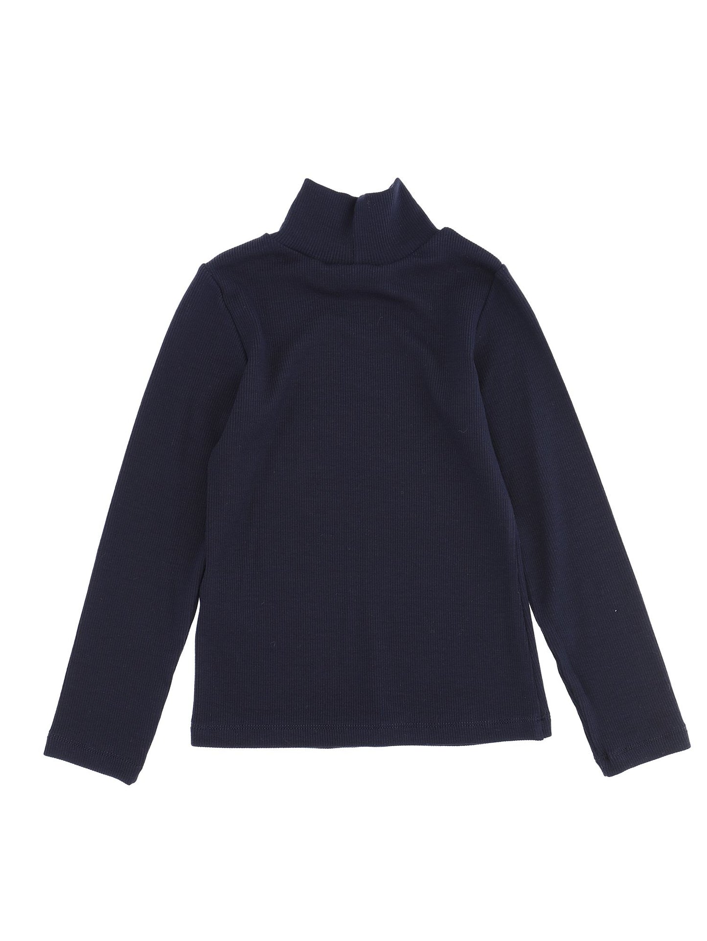 Ribbed viscose turtleneck