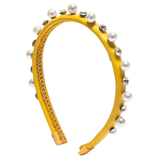 Cerchietto perle e strass
