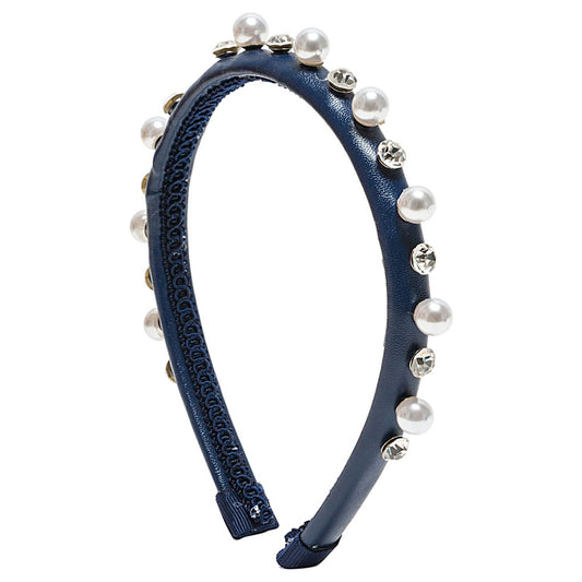 Cerchietto perle e strass