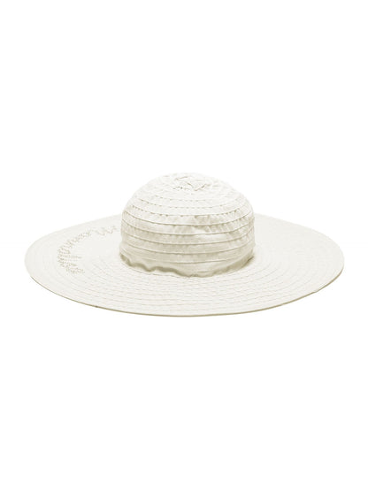 Grosgrain hat with rhinestones