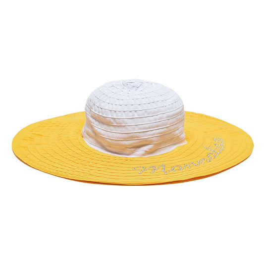 Grosgrain hat with rhinestones