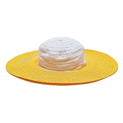Grosgrain hat with rhinestones
