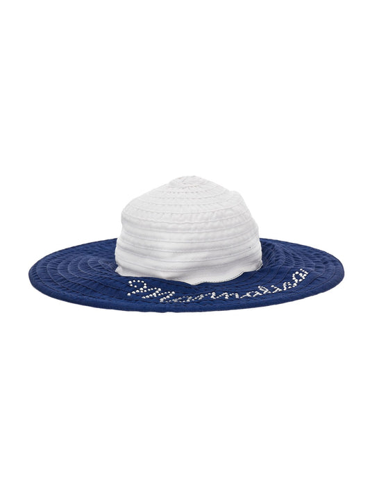 Grosgrain hat with rhinestones