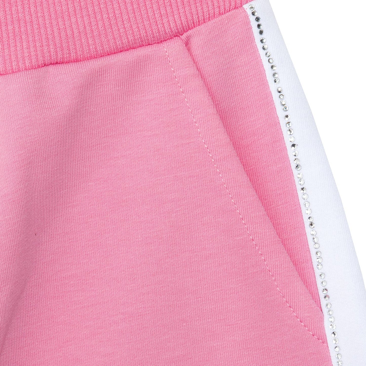 Lurex fleece shorts