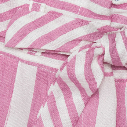 Striped linen trousers