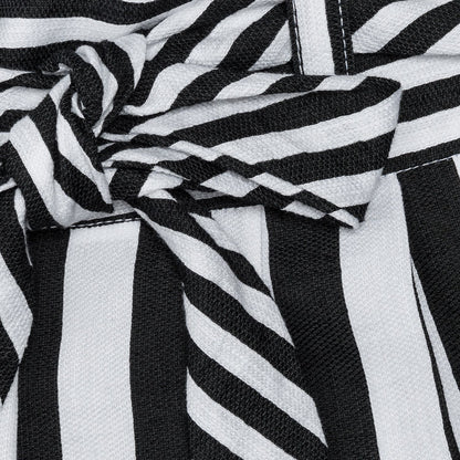 Striped linen trousers