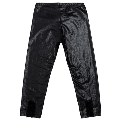 Coated fabric leggings