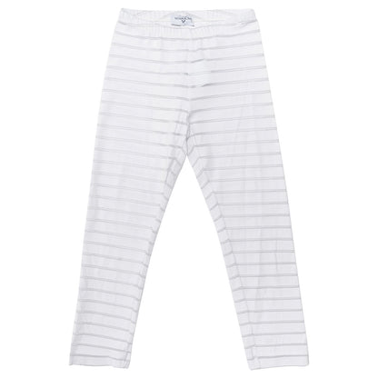 Lurex striped leggings