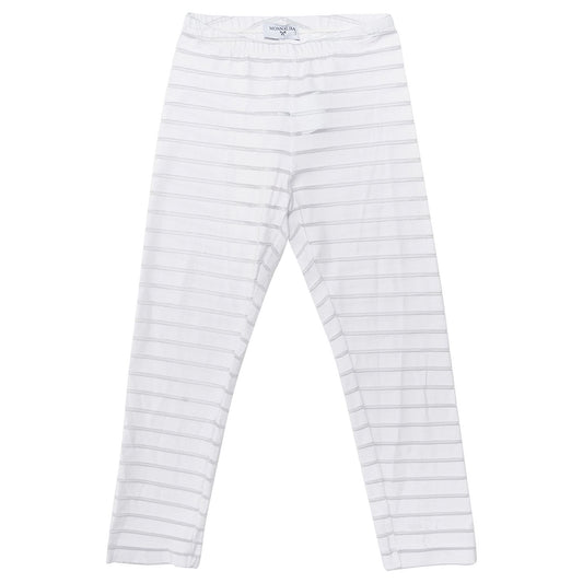 Lurex striped leggings