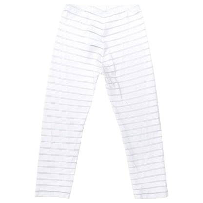 Lurex striped leggings