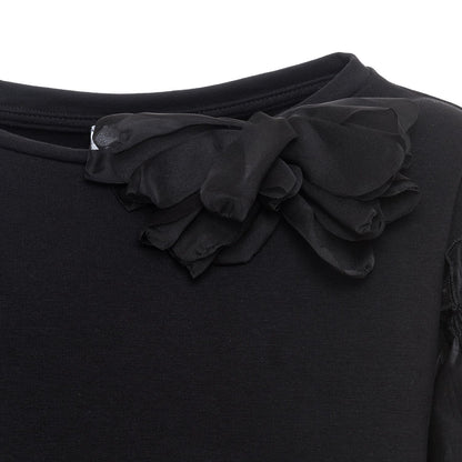 T-shirt with cotton sleeves