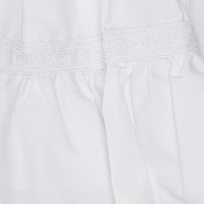 Lace ruffle skirt