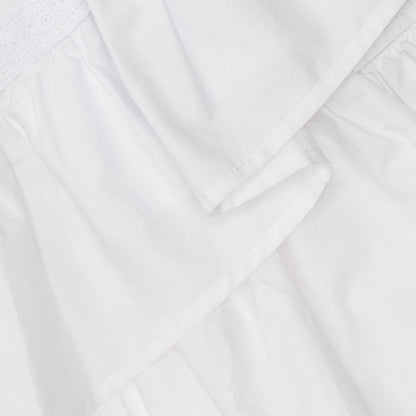 Lace ruffle skirt