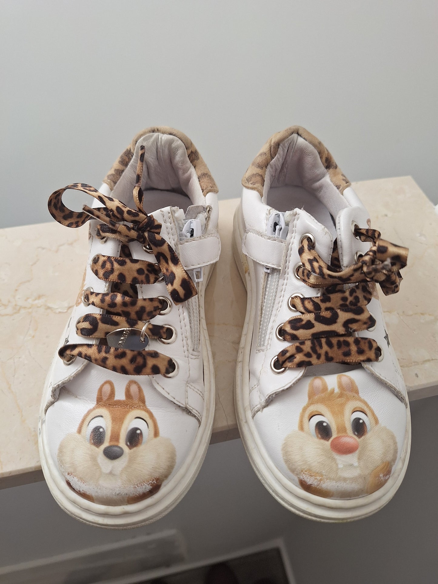 Sneaker aus Cip und Ciop beschichtetem Stoff