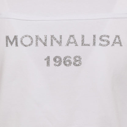 Sweatshirt with rhinestone bands