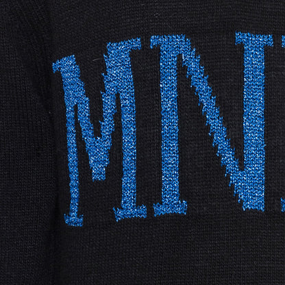 Lurex V-neck sweater