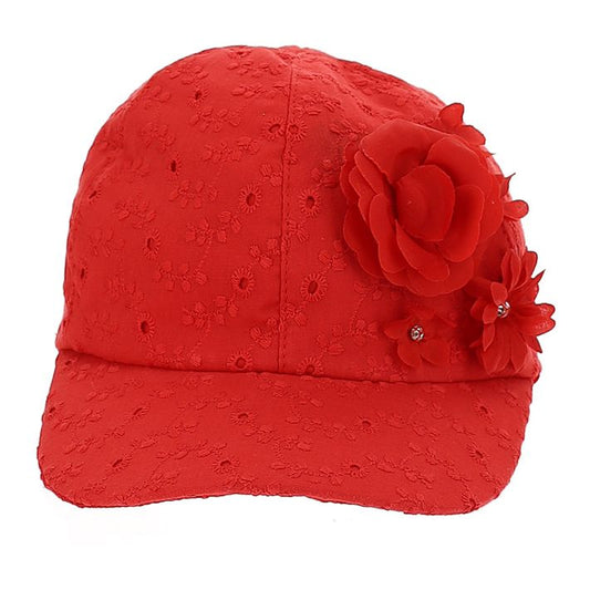 Lace visor cap