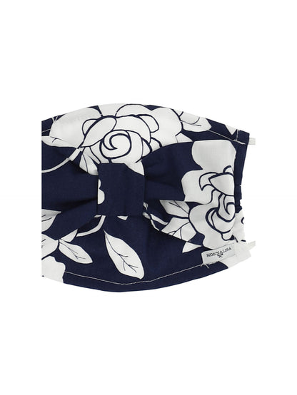 Mask with bow, roses